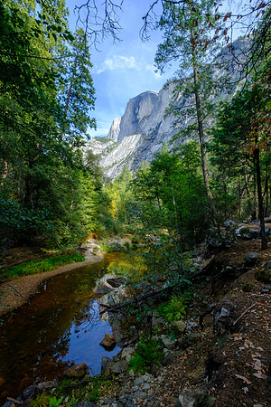 Mirror Lake Trail View of Half Dome