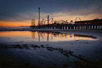 Pleasure Pier Reflection