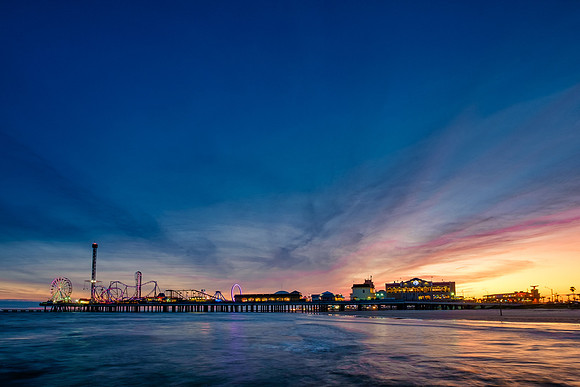 Pleasure Pier Sunset