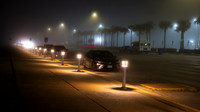Seawall Foggy Night
